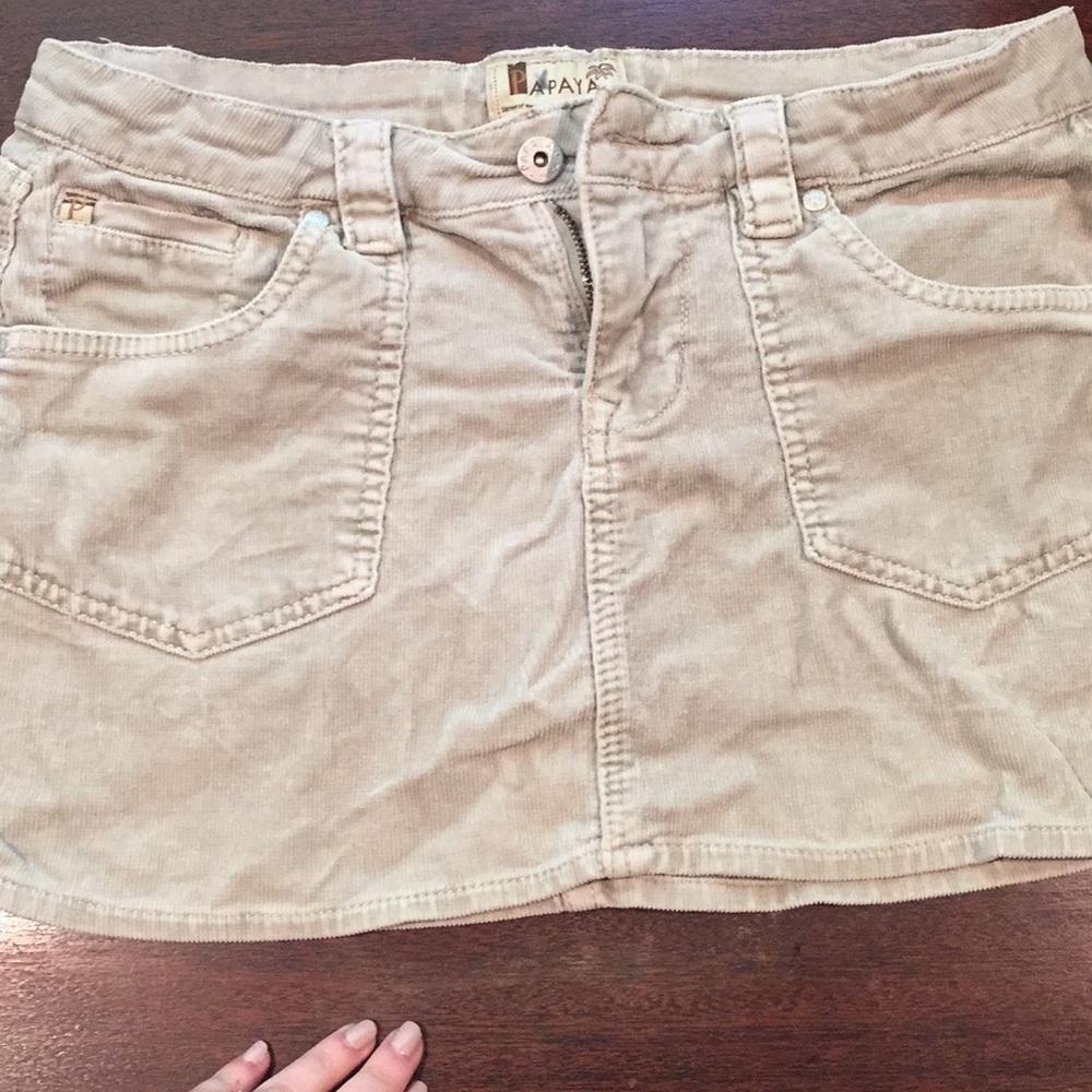 🏵 Corduroy mini skirt 💰